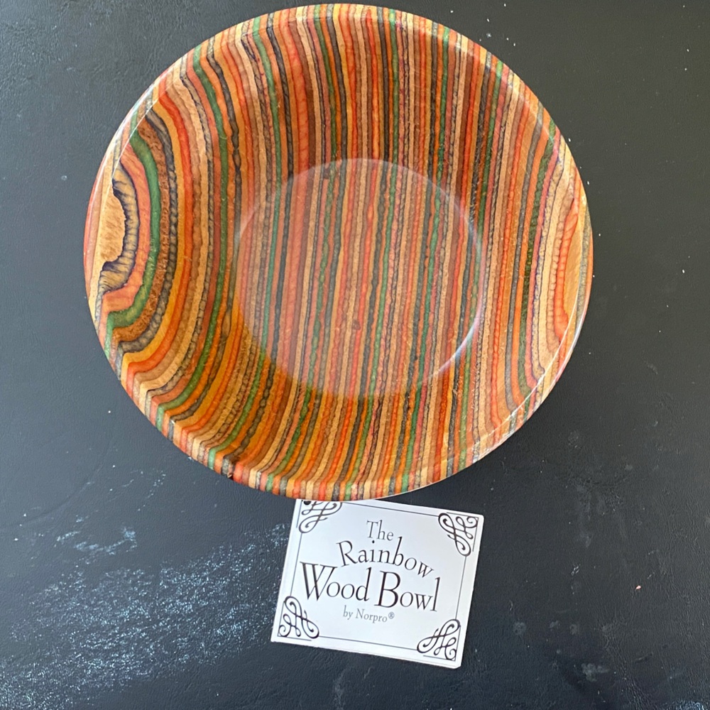 Norpro Rainbow Wood Bowl